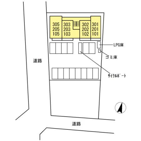 Ｆｏｒｅｓｔ　Ｋの区画図