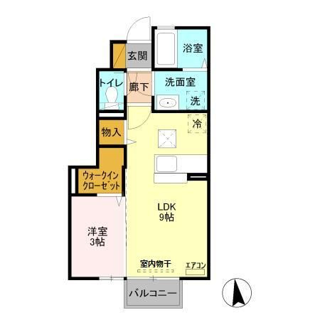 mille vague（ミルヴァーグ）の間取り