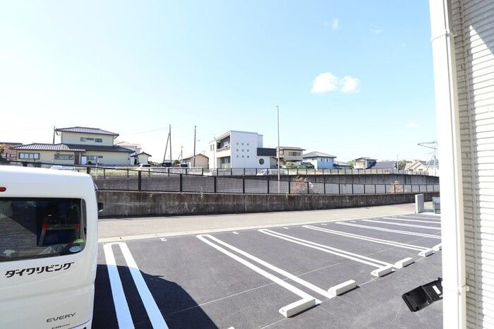 クレスト千波の駐車場