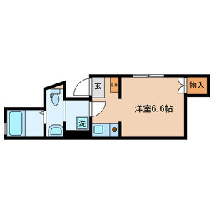 セジュール大井町の間取り