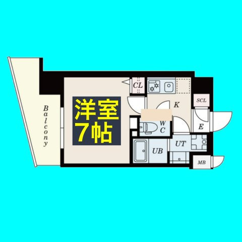 S-RESIDENCE浅間町の間取り
