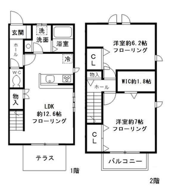 Ｄｗｅｌｌ　Ｇａｒｄｅｎの間取り|間取りです。