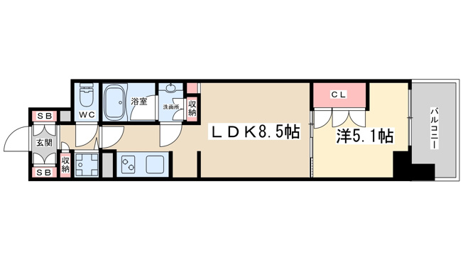 【間取り】 | シティカレント新大阪