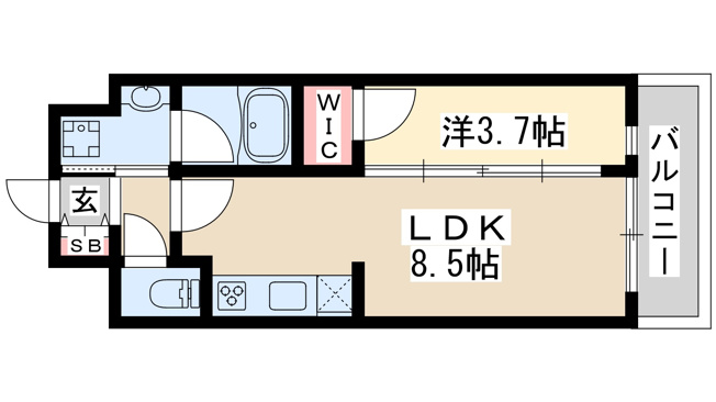 【間取り】 | スプランディッドライズ新大阪ノース