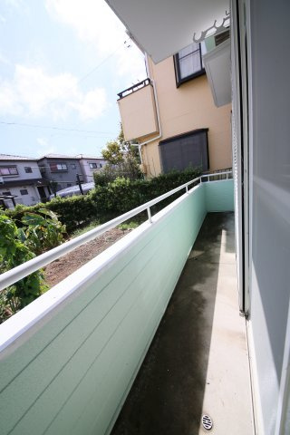 ゴールドハイツA・B棟のバルコニー