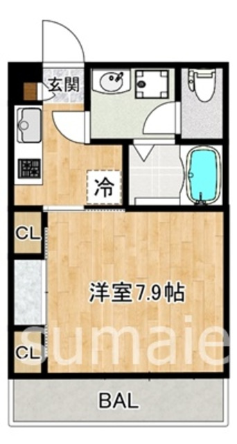 リブリ・ドルフの間取り|間取図です。