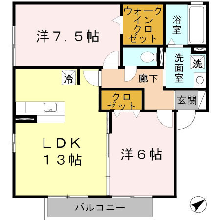 【間取り】 | ル・ミリューはくよう