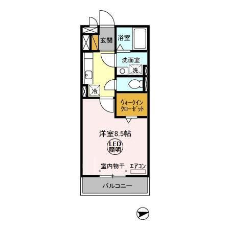 ボナール壱番館の間取り