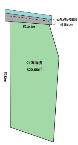 御国野町御着　売土地の土地図