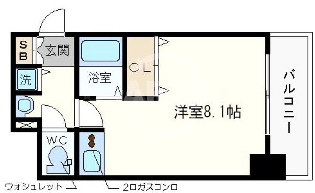 アーバンフラッツ難波東の間取り|La Douceur難波東　間取り