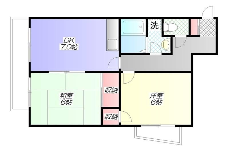 パークヒル綾瀬の間取り|間取りです。