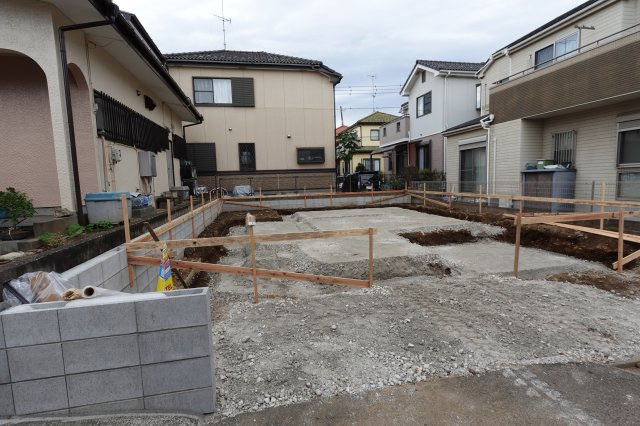 川越市上戸新町　4LDK+カースペース付き　新築戸建の外観