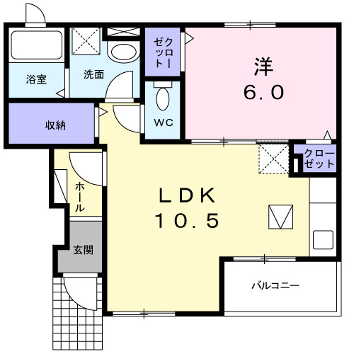 【間取り】 | レーベンＭ