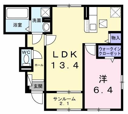 【間取り】 | 錦町１丁目アパート