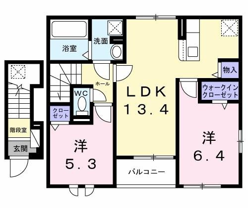 【間取り】 | 錦町１丁目アパート