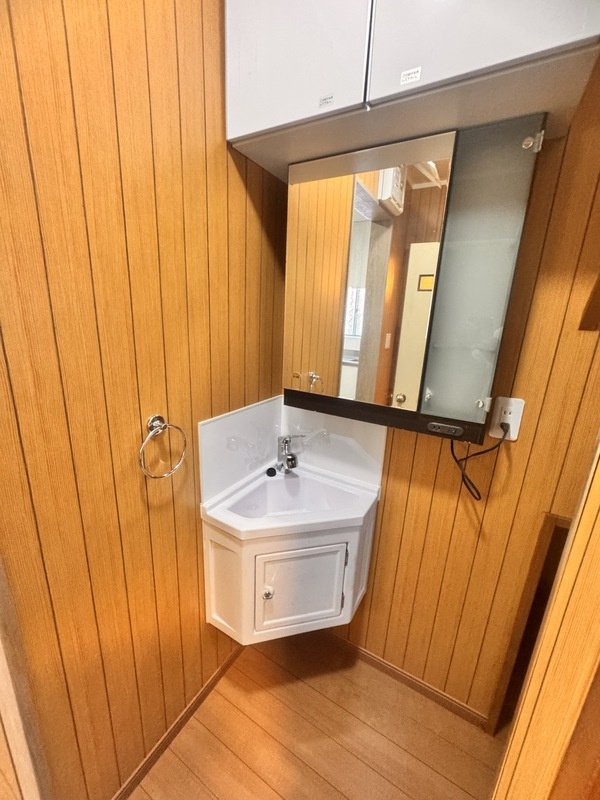 志木戸建の洗面所