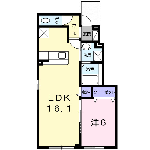 カルム　ブリーズの間取り