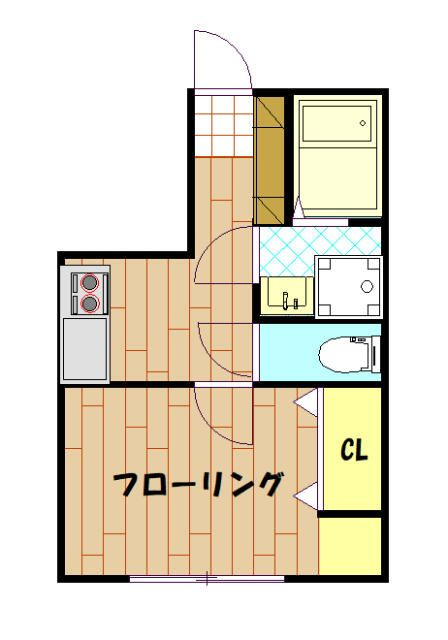 シャトー橋本の間取り