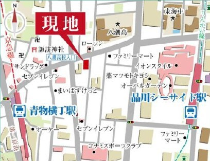 【地図】 | デュオフラッツ東品川　－ＯＴＯ－　【防音】