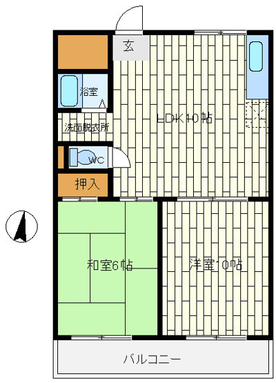 【間取り】 | 長谷川ハイツ