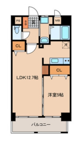 リレポルト博多の間取り|使いやすい間取りです。