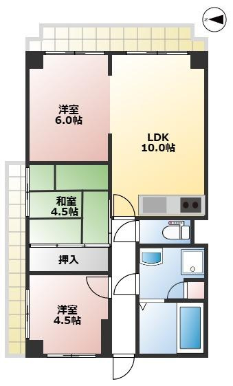 ニュー赤羽ハイツの間取り