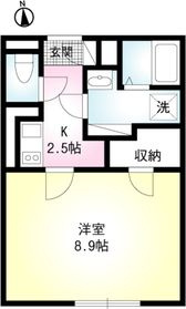 ミモザパレス平井の間取り