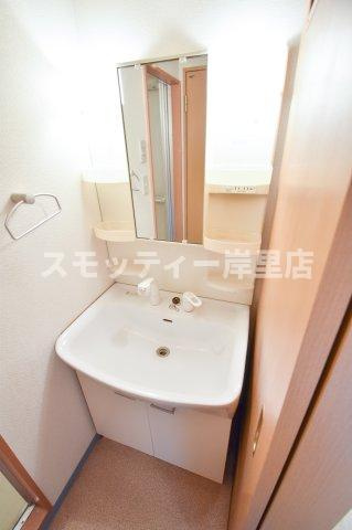 アースヒルズの独立洗面台