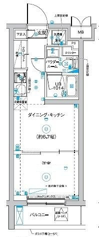 RELUXIA板橋西台の間取り|間取りです。