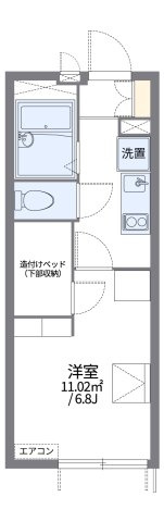 レオパレスサントリーニの間取り