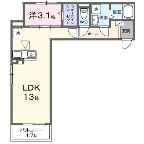 末広２丁目アパートの間取り