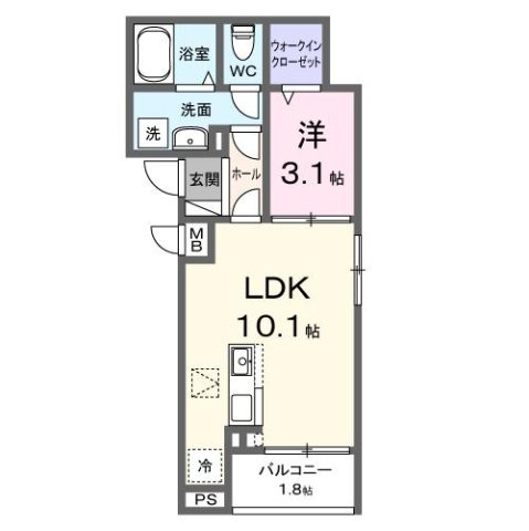 末広２丁目アパートの間取り