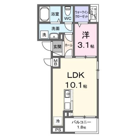 末広２丁目アパートの間取り