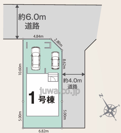 【新築分譲住宅】ふじみ野市清見２丁目の区画図