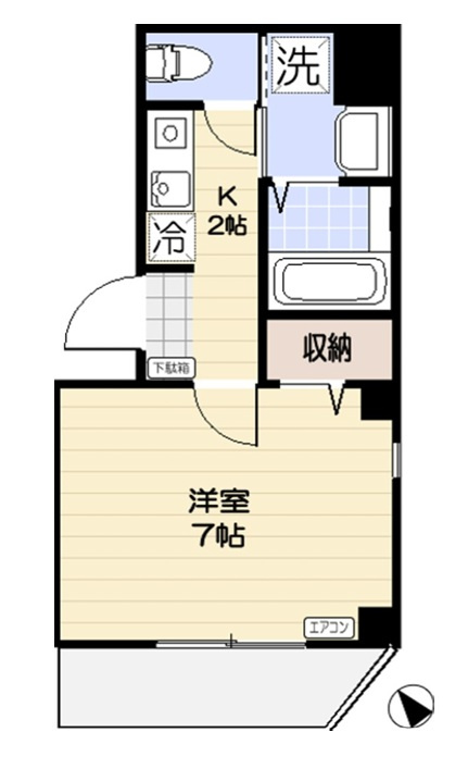 ソレイユ蔵前の間取り