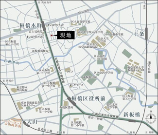 【地図】 | ＳＴＡＮＤＺ板橋本町