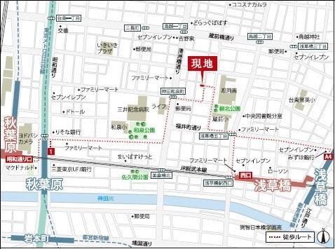 アーバン秋葉原ＥＡＳＴの地図