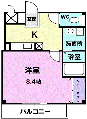 サンエルフⅡの間取り