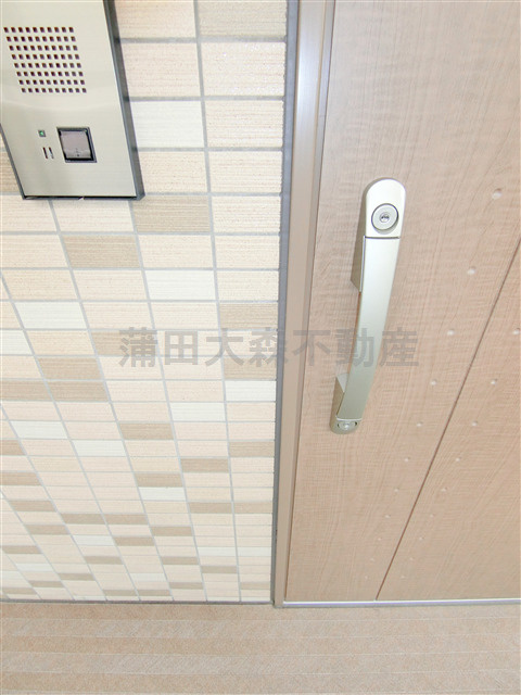 スカイコート多摩川壱番館の玄関