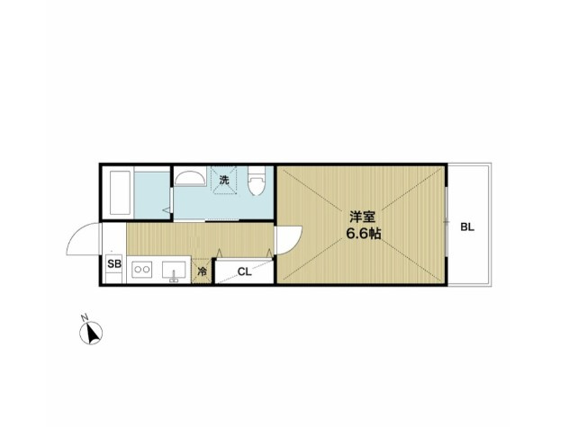 La vita竹ノ塚の間取り
