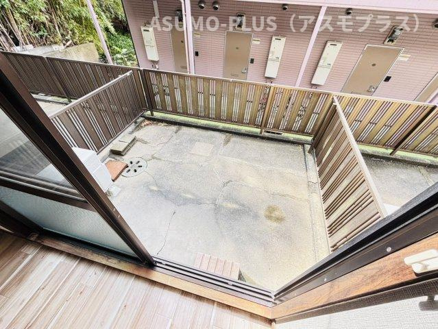 オークヒルズ二日市のバルコニー|別号数タイプ
