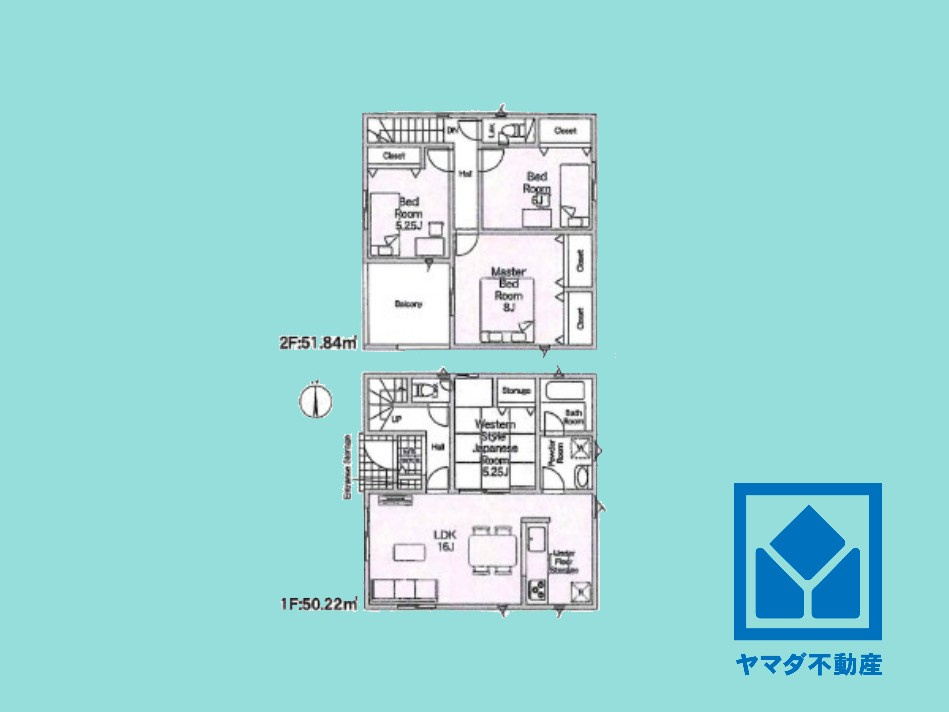 京田辺市薪　第9の間取り