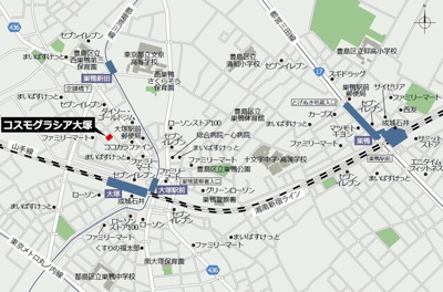 【地図】 | コスモグラシア大塚