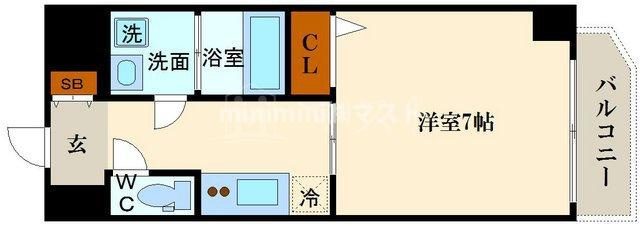 ワールドアイ天王寺ミラージュの間取り