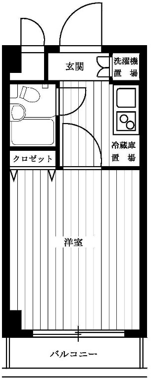ルーブル大森Ⅱ の間取り|間取りです。