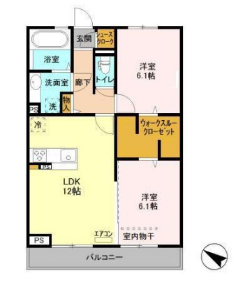 ロジュマン エストの間取り
