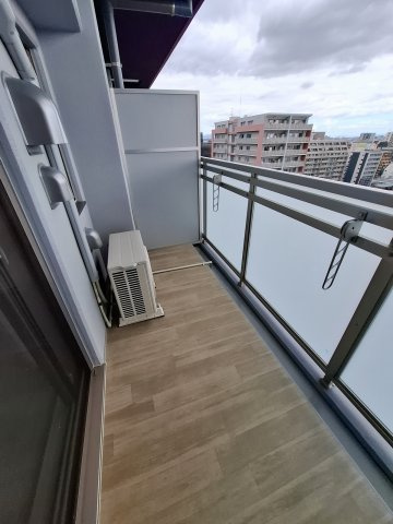 MAXIV尼崎のバルコニー