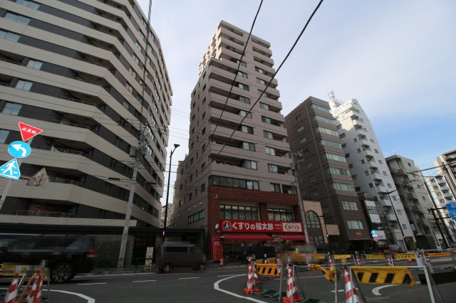 マージュ市谷柳町の外観|オートロック＆宅配ボックス付き耐震基準適合マンション、マージュ市谷柳町は即日現地案内可能となっておりますので、お気軽にお問い合わせください！