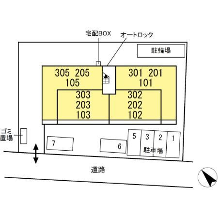 セルリアン・コートの区画図