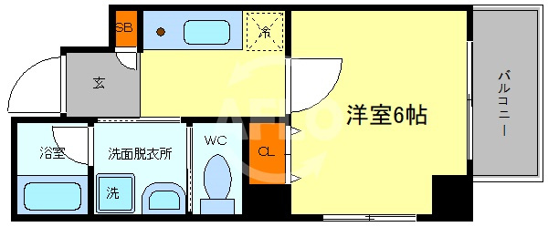 エイトステイツ玉造（テナント）の間取り|エイトステイツ玉造（テナント）　間取り